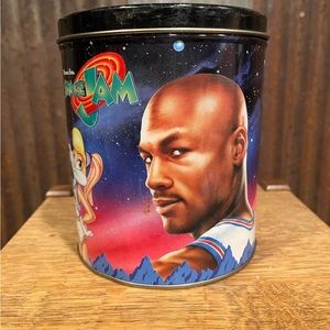 Vintage Space Jam Metal Tin 6x5